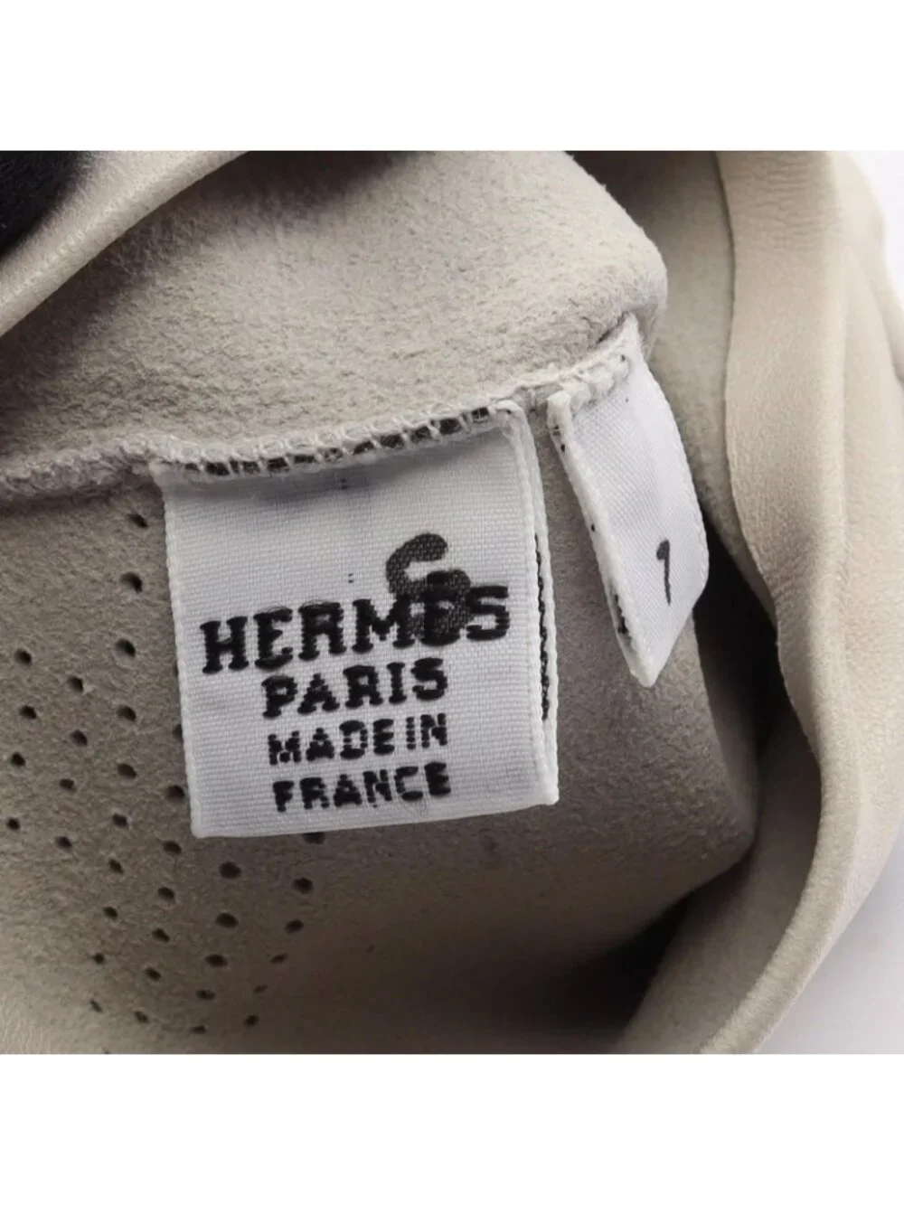 Hermes Gloves Perforated Leather